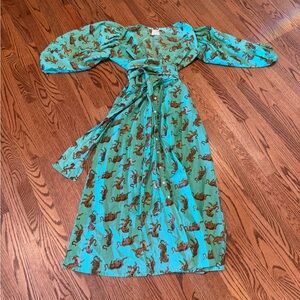 Guadalupe Monica Tiger Dress